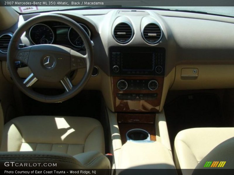 Black / Macadamia 2007 Mercedes-Benz ML 350 4Matic