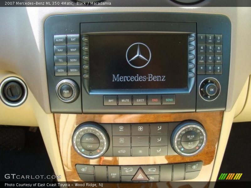 Black / Macadamia 2007 Mercedes-Benz ML 350 4Matic