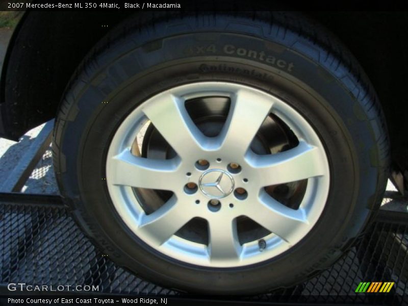 Black / Macadamia 2007 Mercedes-Benz ML 350 4Matic