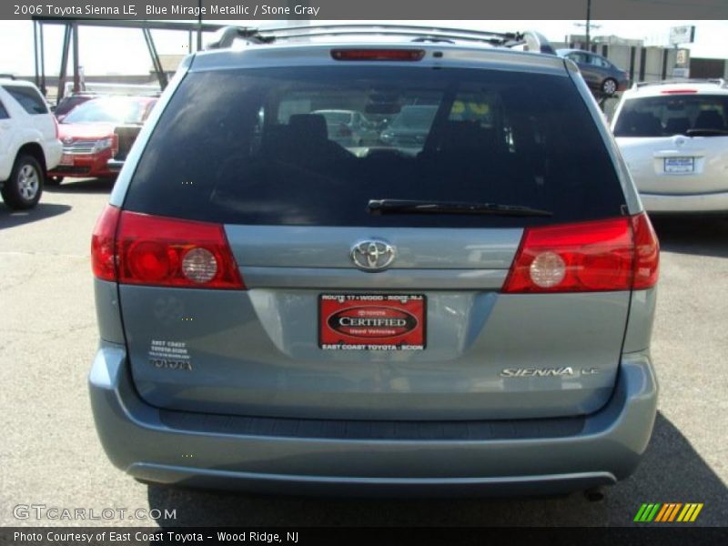 Blue Mirage Metallic / Stone Gray 2006 Toyota Sienna LE