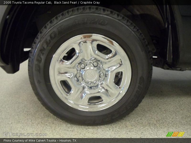 Black Sand Pearl / Graphite Gray 2008 Toyota Tacoma Regular Cab
