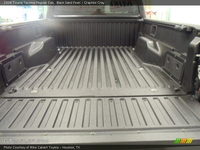 Black Sand Pearl / Graphite Gray 2008 Toyota Tacoma Regular Cab
