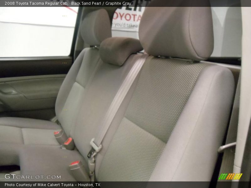 Black Sand Pearl / Graphite Gray 2008 Toyota Tacoma Regular Cab