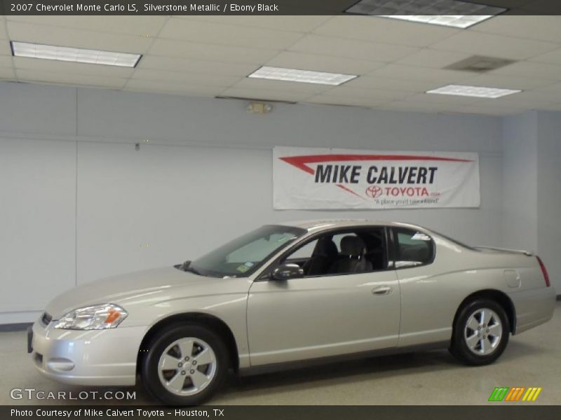 Silverstone Metallic / Ebony Black 2007 Chevrolet Monte Carlo LS