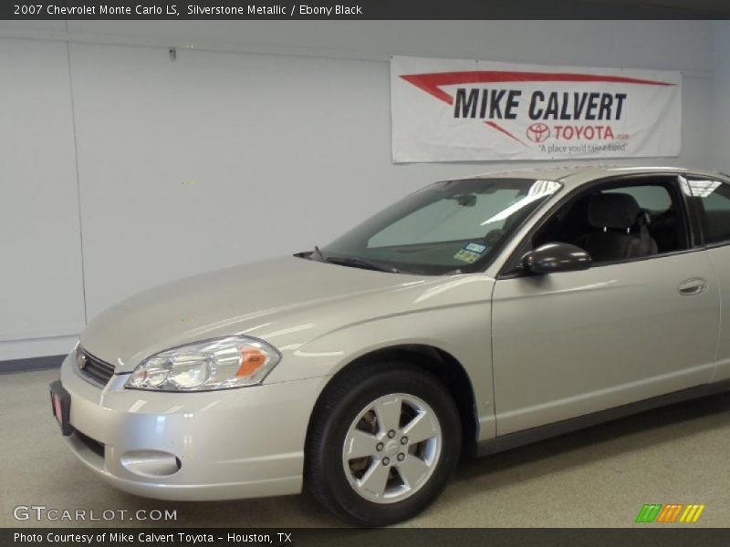 Silverstone Metallic / Ebony Black 2007 Chevrolet Monte Carlo LS