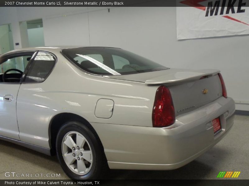 Silverstone Metallic / Ebony Black 2007 Chevrolet Monte Carlo LS