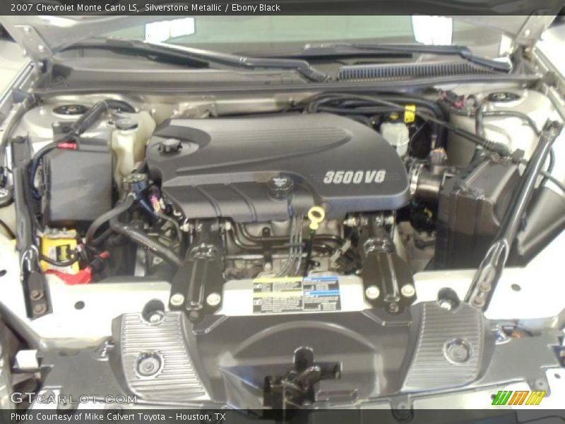 Silverstone Metallic / Ebony Black 2007 Chevrolet Monte Carlo LS