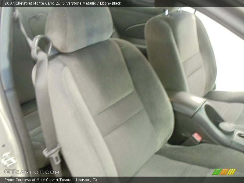 Silverstone Metallic / Ebony Black 2007 Chevrolet Monte Carlo LS