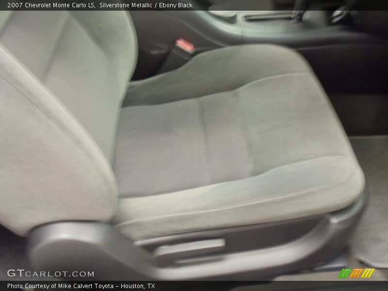 Silverstone Metallic / Ebony Black 2007 Chevrolet Monte Carlo LS