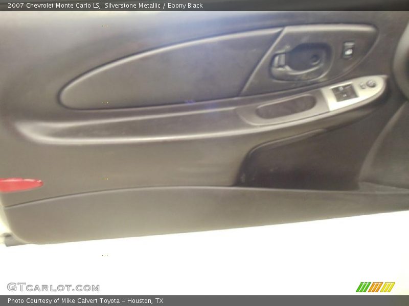 Silverstone Metallic / Ebony Black 2007 Chevrolet Monte Carlo LS