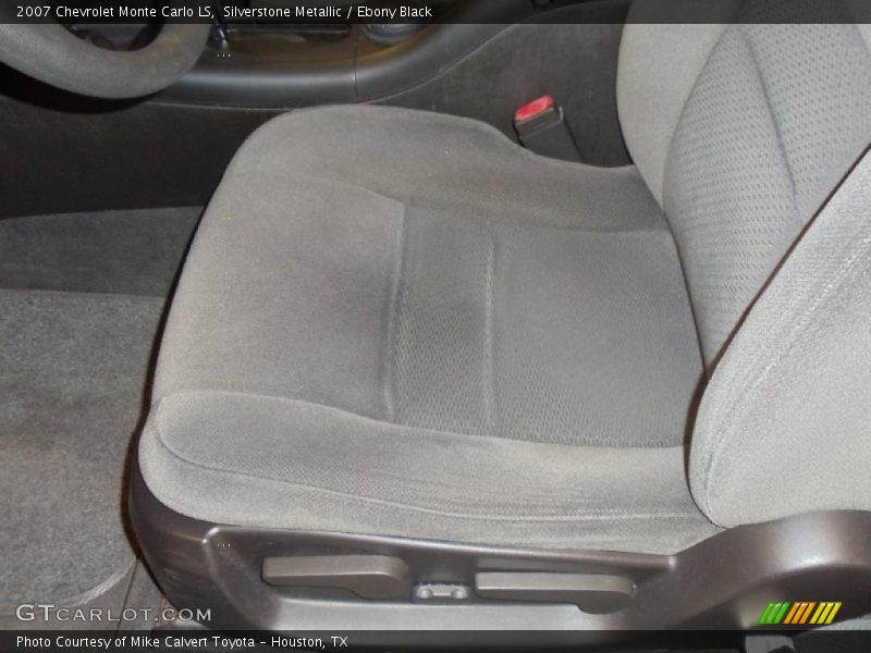 Silverstone Metallic / Ebony Black 2007 Chevrolet Monte Carlo LS