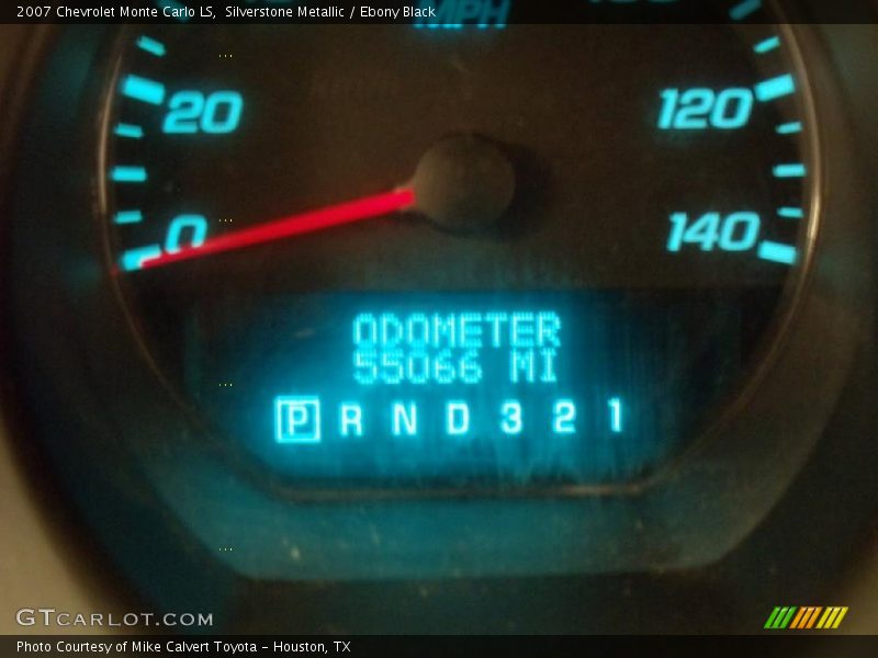 Silverstone Metallic / Ebony Black 2007 Chevrolet Monte Carlo LS