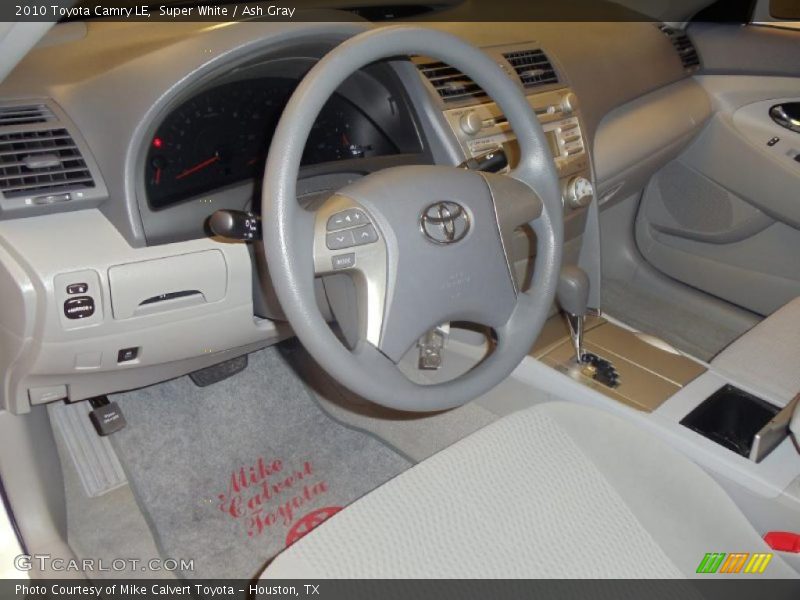Super White / Ash Gray 2010 Toyota Camry LE