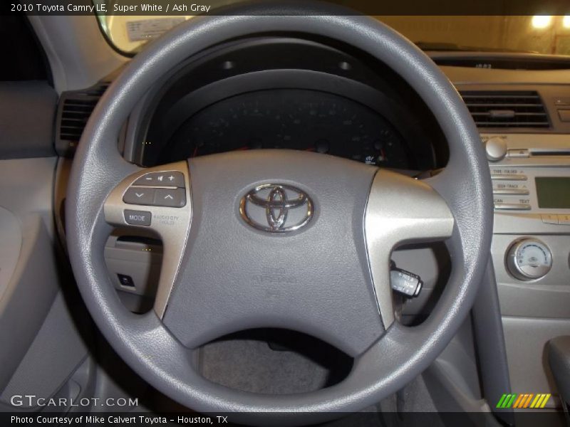 Super White / Ash Gray 2010 Toyota Camry LE