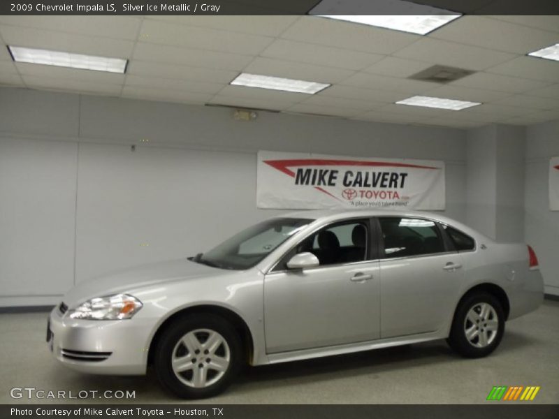 Silver Ice Metallic / Gray 2009 Chevrolet Impala LS