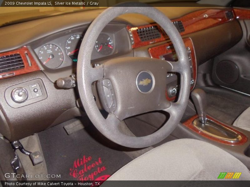 Silver Ice Metallic / Gray 2009 Chevrolet Impala LS