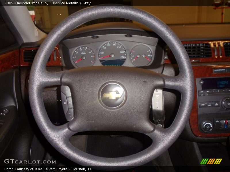 Silver Ice Metallic / Gray 2009 Chevrolet Impala LS