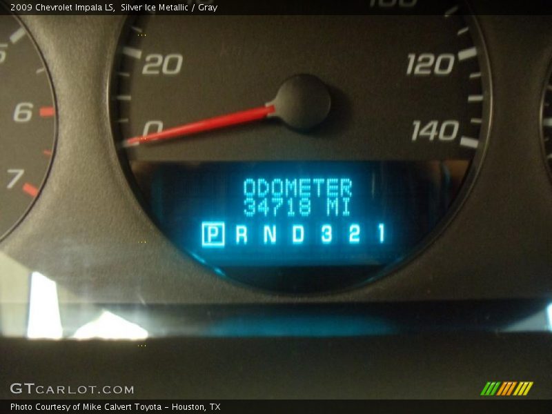 Silver Ice Metallic / Gray 2009 Chevrolet Impala LS