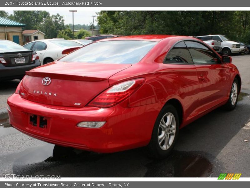 Absolutely Red / Ivory 2007 Toyota Solara SE Coupe