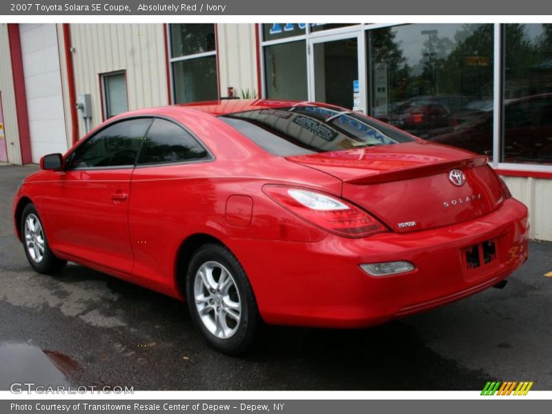 Absolutely Red / Ivory 2007 Toyota Solara SE Coupe