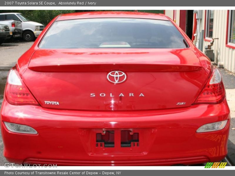 Absolutely Red / Ivory 2007 Toyota Solara SE Coupe