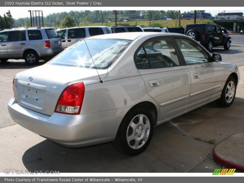 Silver Pewter / Gray 2003 Hyundai Elantra GLS Sedan