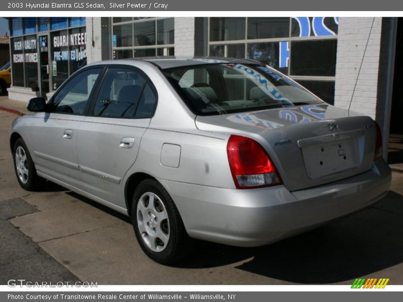 Silver Pewter / Gray 2003 Hyundai Elantra GLS Sedan