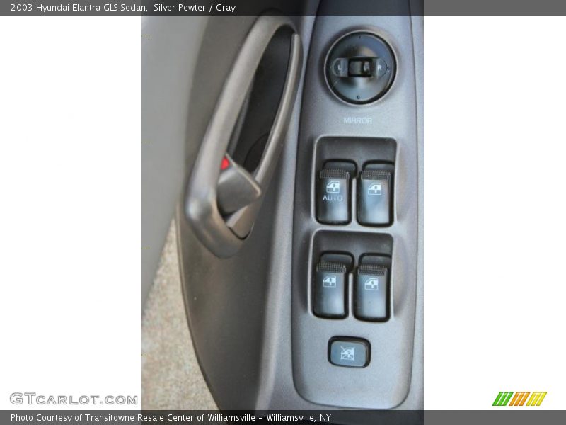 Silver Pewter / Gray 2003 Hyundai Elantra GLS Sedan