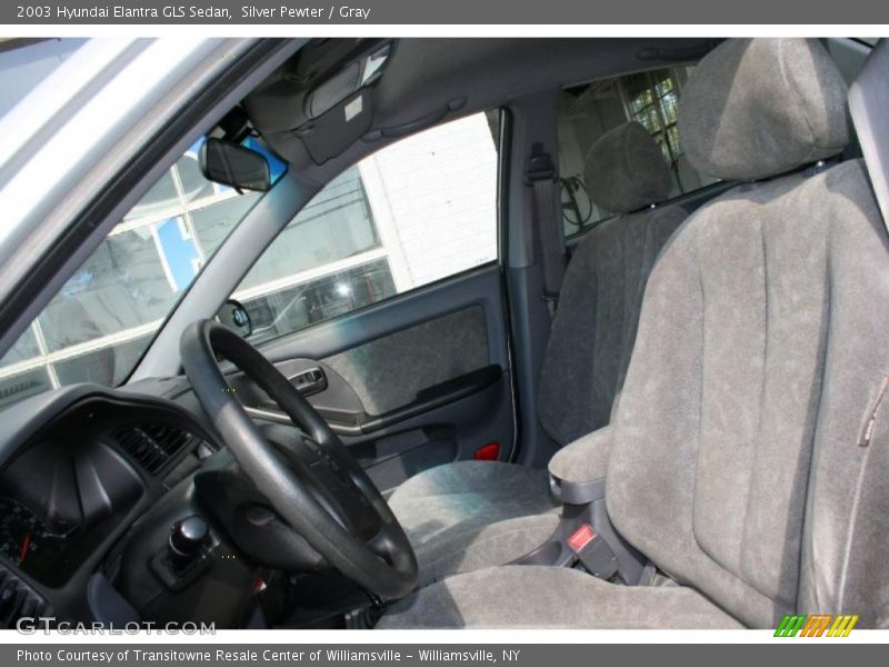 Silver Pewter / Gray 2003 Hyundai Elantra GLS Sedan