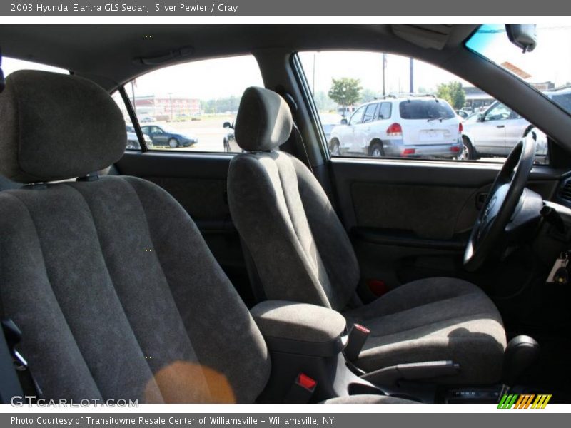 Silver Pewter / Gray 2003 Hyundai Elantra GLS Sedan