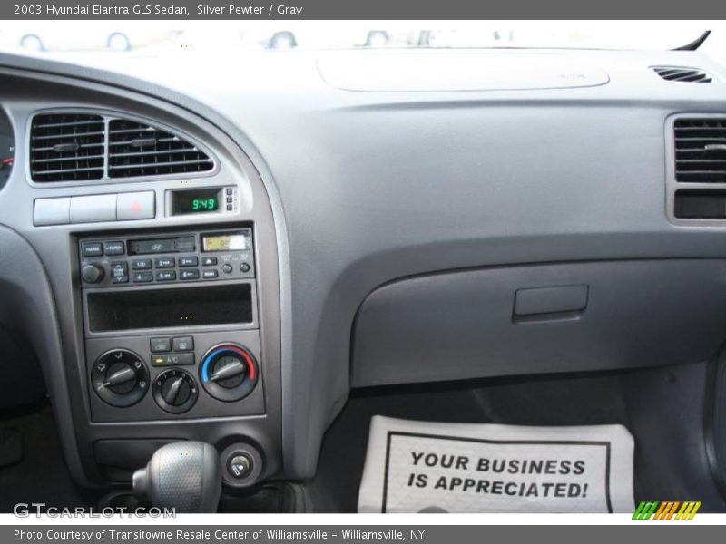 Silver Pewter / Gray 2003 Hyundai Elantra GLS Sedan