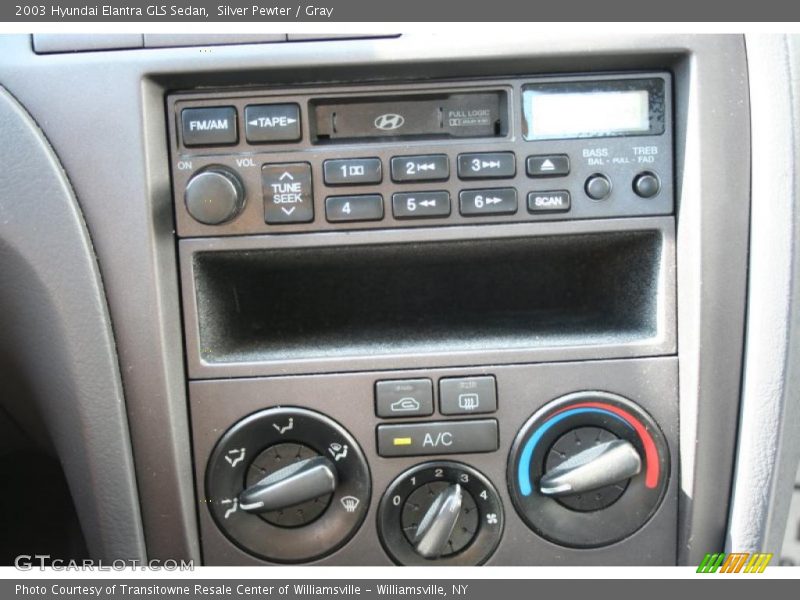 Silver Pewter / Gray 2003 Hyundai Elantra GLS Sedan