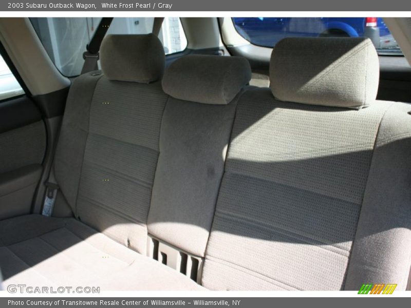 White Frost Pearl / Gray 2003 Subaru Outback Wagon