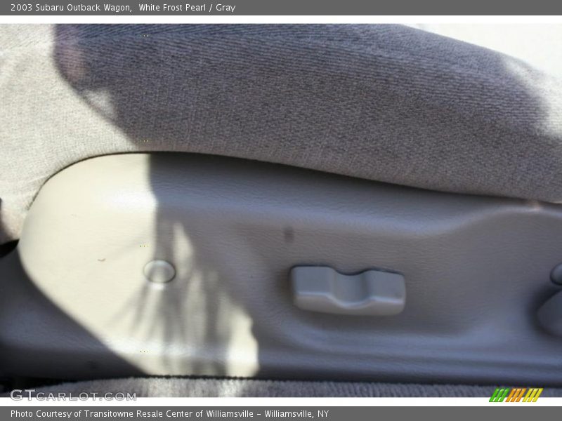 White Frost Pearl / Gray 2003 Subaru Outback Wagon