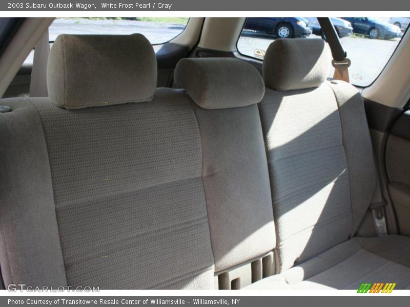 White Frost Pearl / Gray 2003 Subaru Outback Wagon