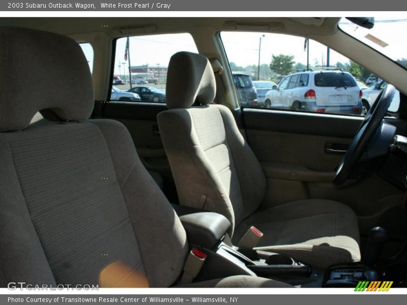 White Frost Pearl / Gray 2003 Subaru Outback Wagon