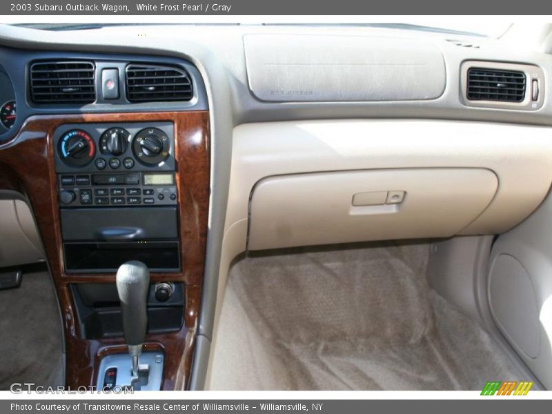 White Frost Pearl / Gray 2003 Subaru Outback Wagon