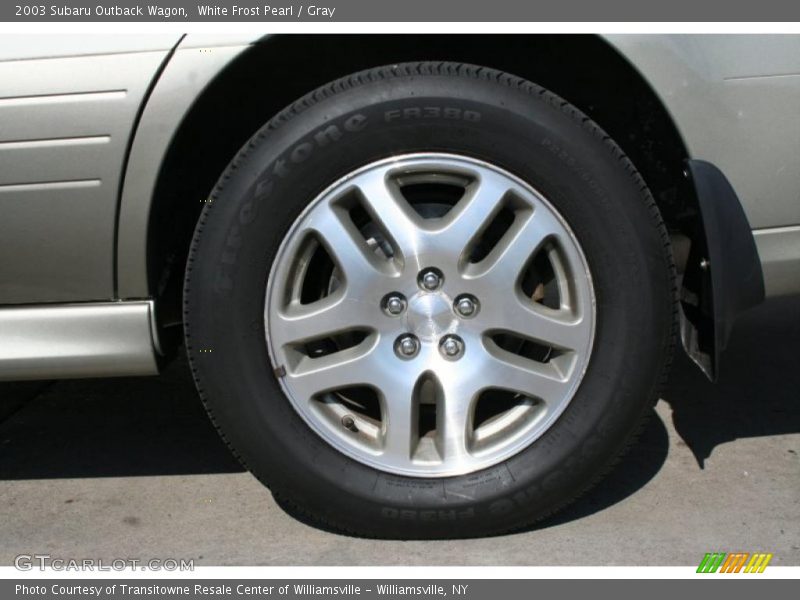 White Frost Pearl / Gray 2003 Subaru Outback Wagon