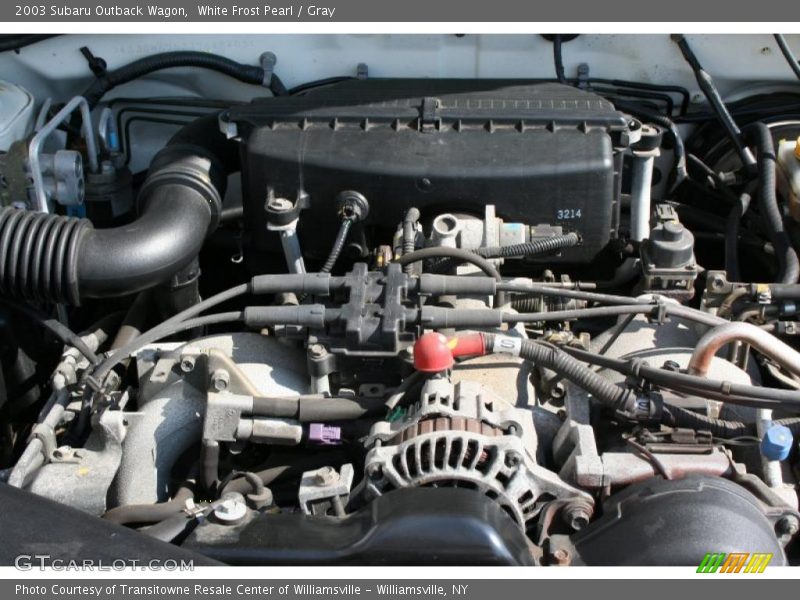 White Frost Pearl / Gray 2003 Subaru Outback Wagon