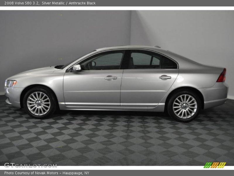 Silver Metallic / Anthracite Black 2008 Volvo S80 3.2