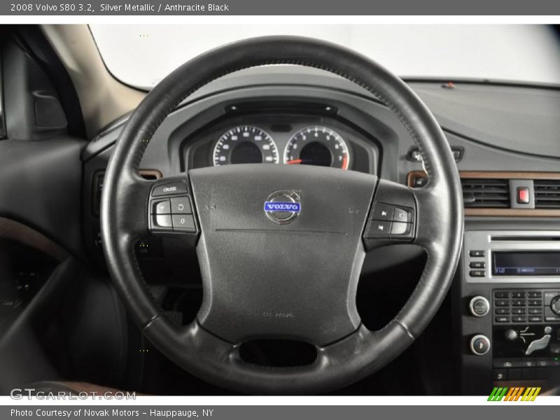 Silver Metallic / Anthracite Black 2008 Volvo S80 3.2