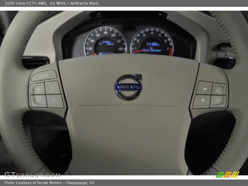 Ice White / Anthracite Black 2008 Volvo XC70 AWD