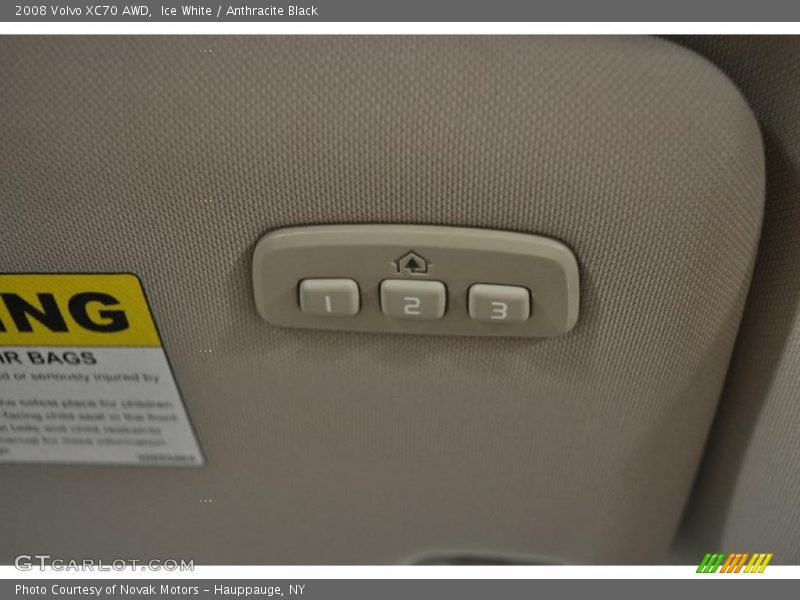 Ice White / Anthracite Black 2008 Volvo XC70 AWD