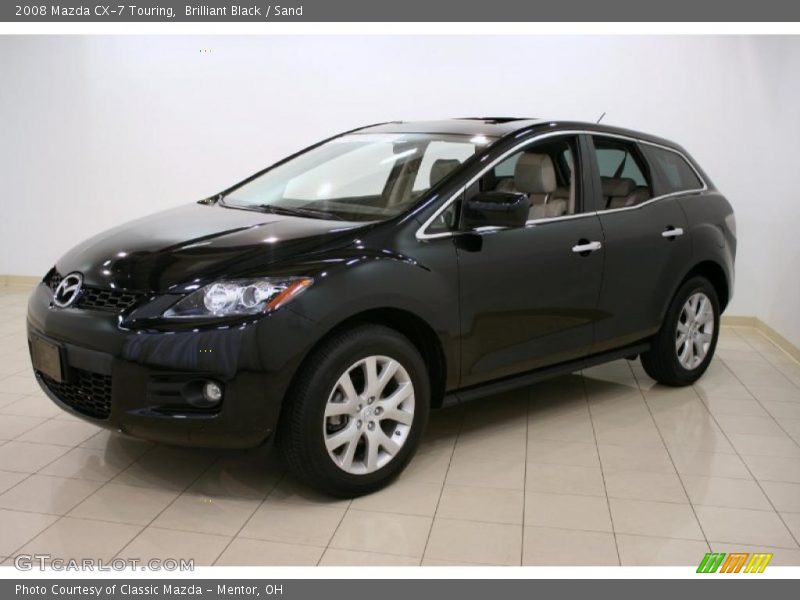 Brilliant Black / Sand 2008 Mazda CX-7 Touring