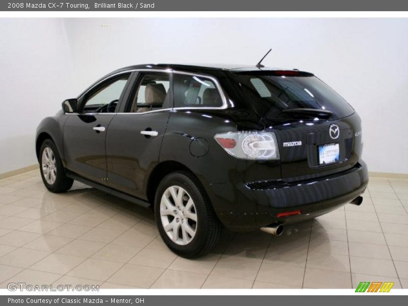 Brilliant Black / Sand 2008 Mazda CX-7 Touring