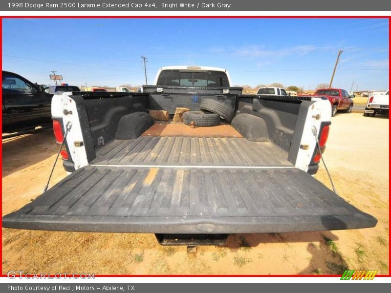 Bright White / Dark Gray 1998 Dodge Ram 2500 Laramie Extended Cab 4x4