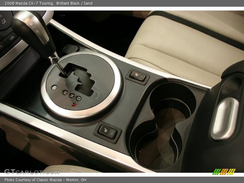 Brilliant Black / Sand 2008 Mazda CX-7 Touring