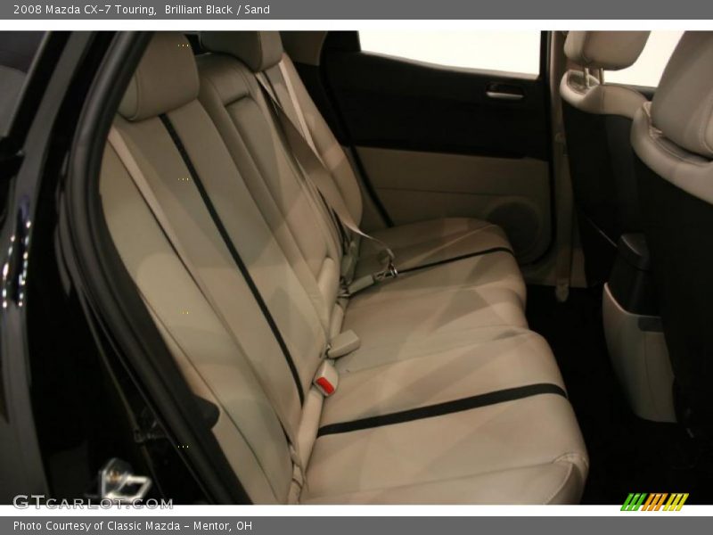 Brilliant Black / Sand 2008 Mazda CX-7 Touring