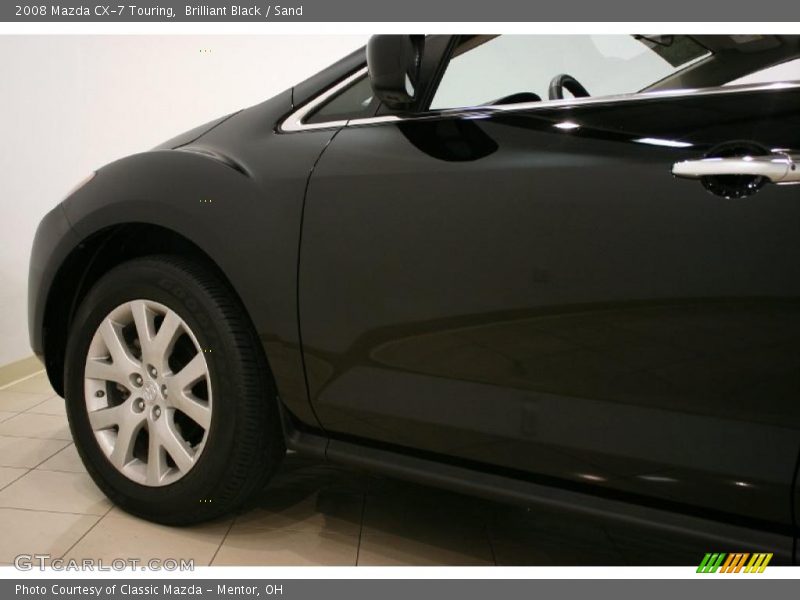 Brilliant Black / Sand 2008 Mazda CX-7 Touring