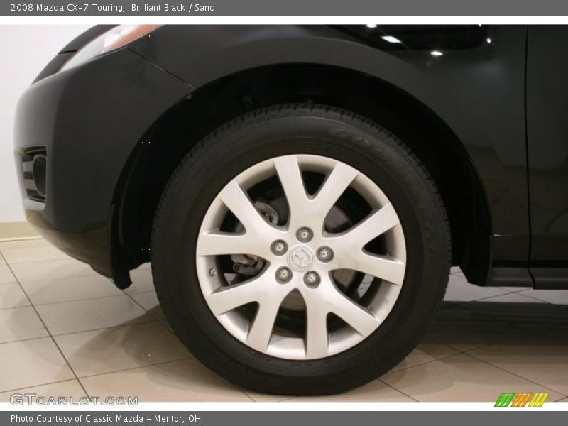Brilliant Black / Sand 2008 Mazda CX-7 Touring